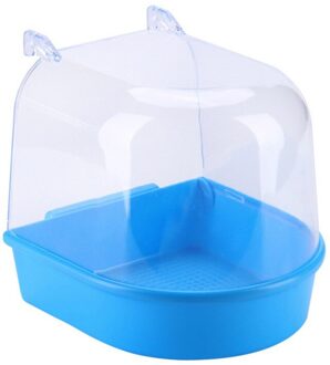 Vogel Water Bad Doos Plastic Bad Papegaai Voor Parkiet Dwergpapegaai Vogel Huisdier Kooi Opknoping Kom Parkiet Vogelbad