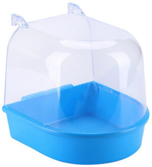 Vogel Water Bad Doos Plastic Bad Papegaai Voor Parkiet Dwergpapegaai Vogel Huisdier Kooi Opknoping Kom Parkiet Vogelbad