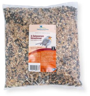Vogelbescherming 4-Seizoenen Meelwormen - Strooivoer - 2,5 kg