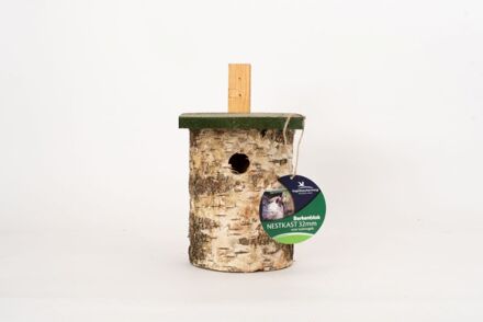 Vogelbescherming Berken Nestkast - 17,5x22,5x30 cm - ∅32 mm