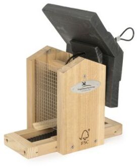 Vogelbescherming CJ Wildlife Aalborg Klein - Voederhuis - Zwart - 14,5x21x18,7cm