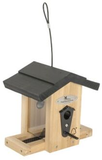 Vogelbescherming CJ Wildlife Roskilde Klein - Voederhuis - Zwart - 14,5x21x18,7cm