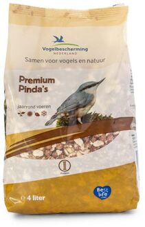 Vogelbescherming Premium - Pinda's - Tuinvogelvoer - 4 L