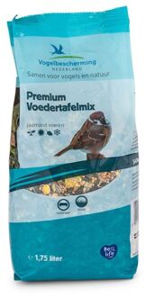 Vogelbescherming Premium Voedertafelmix - Strooivoer - 1,75 L