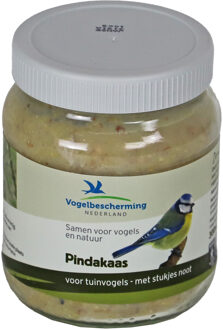 Vogelbescherming Vogelpindakaas met noten - 330 gram - in een pot