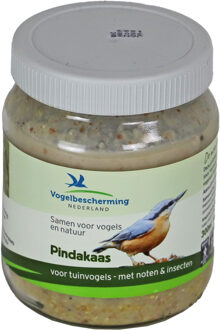 Vogelbescherming Vogelpindakaas - met noten en insecten - 330 gram - in een pot