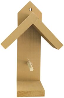 Vogelkooi Houten Vogelhuisje Creatieve Houten Opknoping Vogel Huis Voor Kleine Vogel Diy Vogel Feeder Kooi Vogelhuisjes Voor Buiten