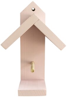 Vogelkooi Houten Vogelhuisje Creatieve Houten Opknoping Vogel Huis Voor Kleine Vogel Diy Vogel Feeder Kooi Vogelhuisjes Voor Buiten