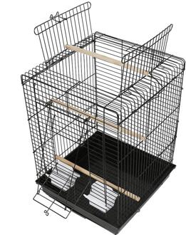Vogelkooi Vogelkooien Nesten Vogel Benodigdheden Vogelkooi Ijzeren Papegaai Kooi Play Top Ara Kaketoe Parkiet Huisdier Kooi Hwc