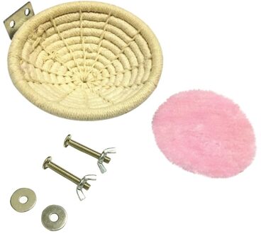 Vogelnest Katoenen Touw Parkiet Fokken Nest Kleine Vogelkooi Uitkomen Nest WH