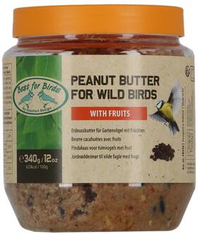 Vogelpindakaas met fruit