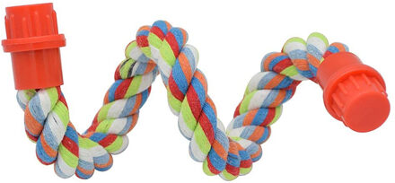 Vogels Touw Bungee Baars Spiraal Ladder Schommel Speelgoed Verstelbare Klimmen of Stand Bar voor Kleine Medium Papegaaien