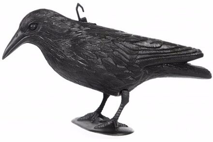Vogelverschrikker kraai van plastic 36 cm - Ongediertevallen - Ongediertebestrijding