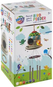 Vogelvoederhuisje schilderen