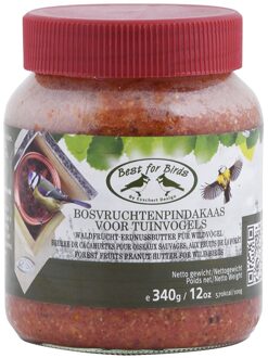 Vogelvoer Bosvruchtenpindakaas 340gr