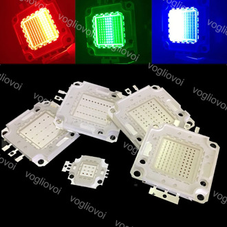 Vogliovoi RGB LED Bead 10W 20W 30W 50W High Power Cob 30MIL Highbay Lamp Flood Lamp Street Lamp Leads