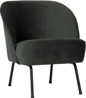 Vogue Fauteuil - Velvet - Zwart - 69x57x70