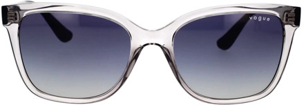 Vogue Stijlvolle zonnebril met grijsblauwe verloopglazen Vogue , Gray , Dames - 54 MM
