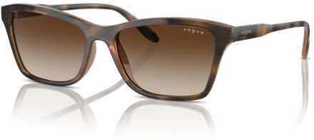 Vogue Stylish Sunglasses in Havana/Brown Shaded Vogue , Brown , Dames - 54 MM
