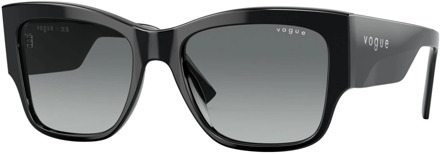 Vogue Sungles Vogue , Black , Dames - 54 MM