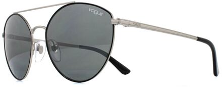 Vogue VO4023S Matzwart en Zilver 352/6G - One Size