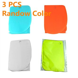 Vogvigo 3 Stks/partij Cake Schraper Rand Decorating Koken Cutters Set Kam & Icing Soepeler Voor Brood Deeg Fondant Tool 3 stk Randow kleur