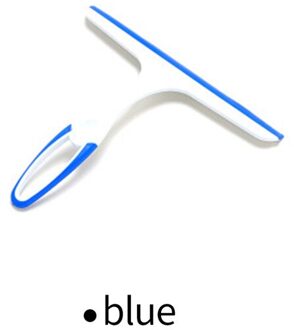 VOGVIGO Glas Ruitenwisser Schoner Huis Window Cleaning Tool Artefact Reinigingsschraper Rubber enkelzijdig Veeg Badkamer Spiegel Douche blauw