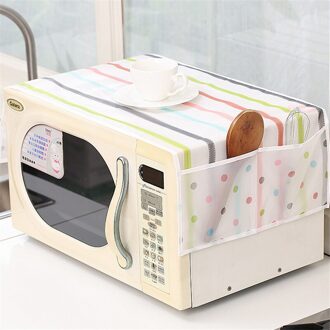 Vogvigo Opbergtas Magnetron Afzuigkap Thuis Decoratie Magnetron Cover Waterdichte 1 Pcs Dubbele Zakken Dust Covers Orgnizer paars