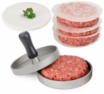 VOGVOGO Baking Pastry Mat Pad Parchment Paper Unbleached Silicone Cookies Greaseproof Round Sheets Pizzas Non-stick Barbecue 40stk 11cm