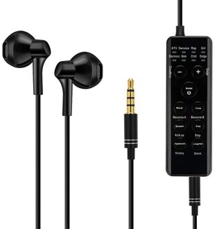 Voice Changer Headsets, Zingen Hoofdtelefoon, voor Tik Tok/ Living/Karaoke/Kids/Telefoon/Ipad/Computer/Anker