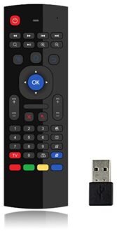 Voice Control Draadloze Air Mouse Keyboard 2.4G Rf Gyro Sensor Smart Afstandsbediening Voor X96 H96 Android Tv Box mini Pc Vs G10 normaal nee voice