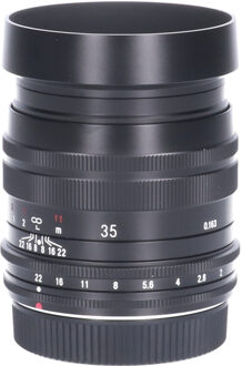 Voigtlander Tweedehands Voigtlander Macro APO Ultron 35mm f/2.0 - Fuji X Zwart CM2281