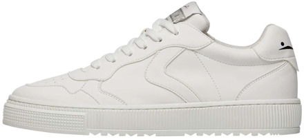 Voile blanche Faux leather sneakers Hybro 03 MAN Voile Blanche , White , Heren - 41 Eu,45 Eu,44 Eu,39 Eu,43 Eu,40 Eu,42 EU
