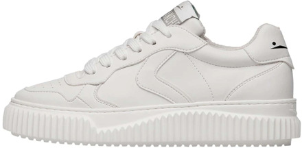 Voile blanche Faux leather sneakers Hybro 03 Woman Voile Blanche , White , Dames - 38 Eu,40 Eu,42 Eu,41 Eu,39 Eu,37 Eu,36 EU