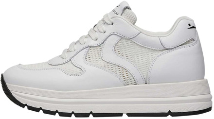 Voile blanche Leather and fabric sneakers Maran Mesh BIS Voile Blanche , White , Dames - 39 Eu,35 Eu,36 Eu,37 Eu,40 Eu,41 Eu,38 EU