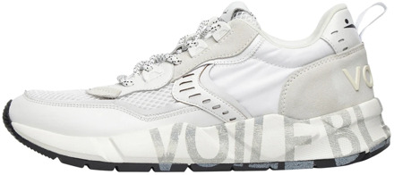 Voile blanche Leather and nylon sneakers Club01 Voile Blanche , White , Heren - 43 Eu,46 Eu,39 Eu,42 Eu,44 Eu,45 Eu,41 Eu,40 EU