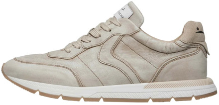 Voile blanche Leather sneakers Storm 015 MAN Voile Blanche , Beige , Heren - 45 Eu,41 Eu,42 Eu,44 Eu,39 Eu,43 Eu,40 EU