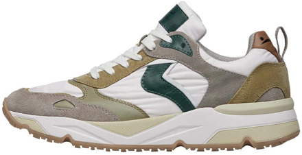 Voile blanche Suede and technical fabric sneakers Club20. Voile Blanche , Gray , Heren - 44 Eu,45 Eu,40 Eu,41 Eu,42 Eu,43 EU