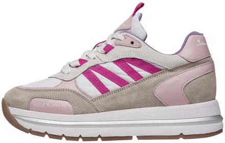 Voile blanche Suede and technical fabric sneakers Daisy Voile Blanche , Pink , Dames - 36 Eu,37 Eu,40 EU