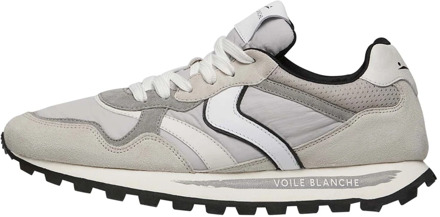 Voile blanche Suede and technical fabric sneakers Qwark 2004 Man. Voile Blanche , Gray , Heren - 41 Eu,39 Eu,40 Eu,45 Eu,42 Eu,44 Eu,43 Eu,46 EU