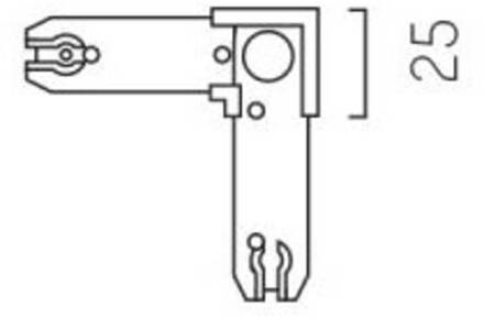 Volare hoekverbinder 2-fasen railsysteem, 90°, wit
