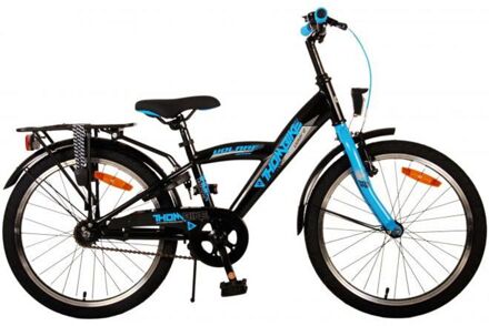 volare Jongensfiets Thombike 20 Inch 23 cm Jongens Terugtraprem Zwart/Blauw