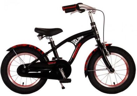 volare Miracle Cruiser Kinderfiets - 14 Inch - Mat Zwart - Prime Collection