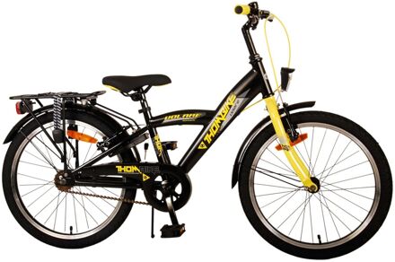 volare Thombike Kinderfiets - Jongens - 20 inch - Zwart Geel - Twee Handremmen