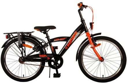 volare Thombike Kinderfiets - Jongens - 20 inch - Zwart Oranje - Twee Handremmen