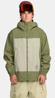 Volcom Arthur 3L Jacket Ski-Jas Groen - L
