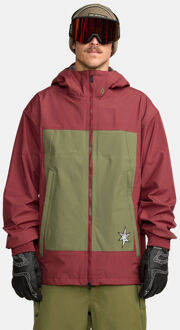 Volcom Arthur 3L Jacket Ski-Jas Rood - L