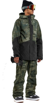 Volcom Insulated Ski/Snowboardjas Heren M Zwart dessin