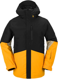 Volcom Insulated Ski/Snowboardjas Heren S Zwart dessin
