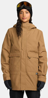 Volcom Qc Cruiser Ins Parka Ski-Jas Dames Bruin - L